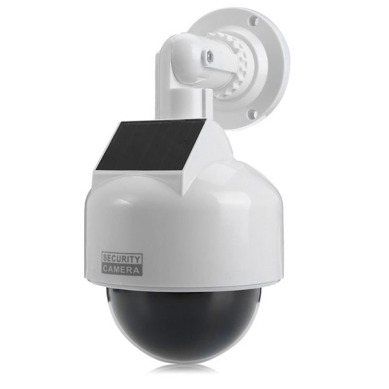 Solar-Powered Outdoor Security Alarm Light | Flashing Red LED | Weatherproof | Solar + Battery Backup | ABS