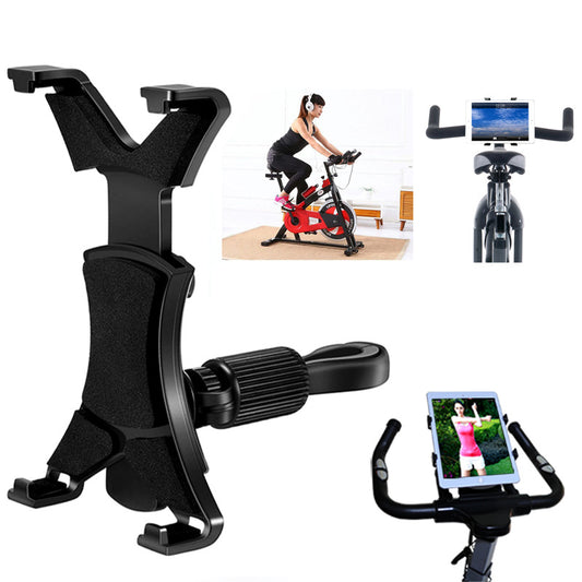 Universal Tablet Mount Holder for Car Headrest, Treadmill & Bike Handlebar | 7–12 Inch, ABS+PC, 360° Adjustable