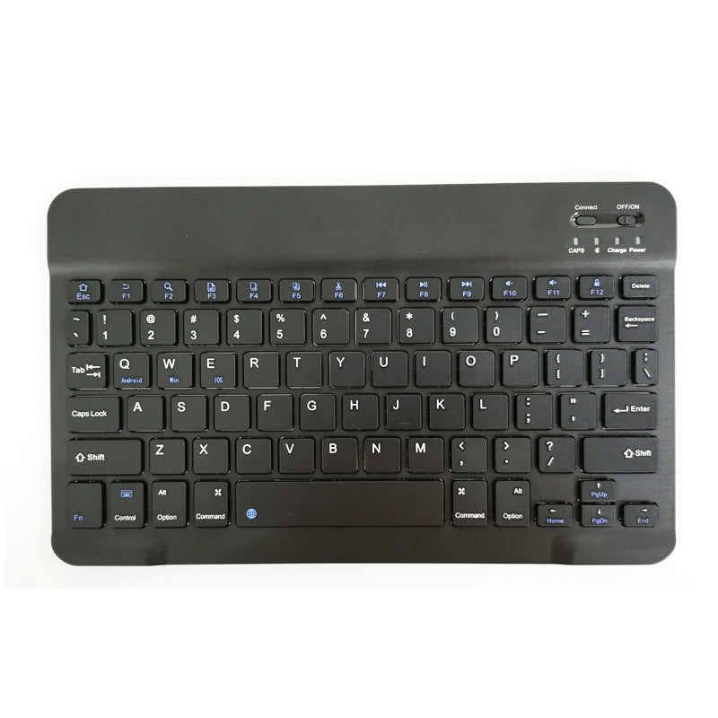 Bluetooth 3.0 Wireless Keyboard | Universal iOS, Android & Windows | 10m Range | Tablet & Phone | Black & White