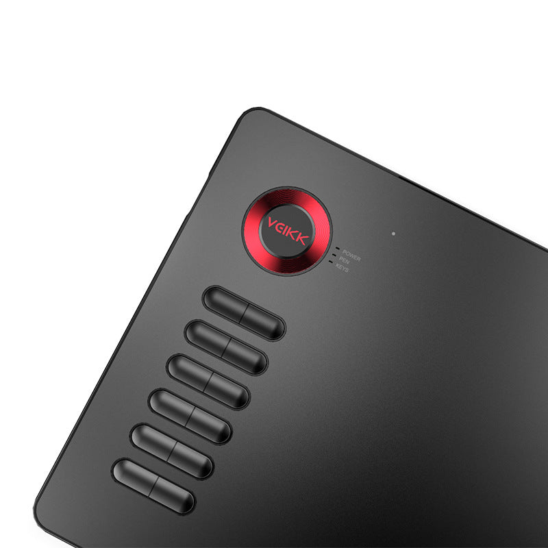 VEIKK A15 Graphics Drawing Tablet | 10×6", 8192 Levels, 5080LPI | Type-C, 12 Shortcuts | Windows & Mac | 4 Colors
