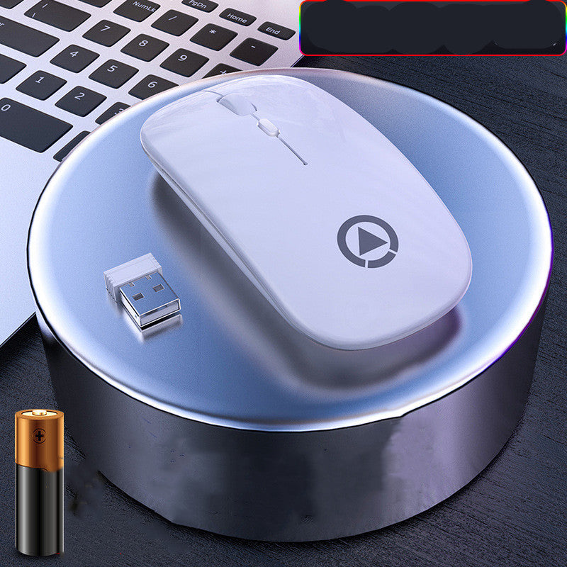 Ultra-Thin Wireless Mouse | 2.4GHz & Bluetooth 3-Mode | RGB | 1600 DPI | Rechargeable or Battery | 4 Colours