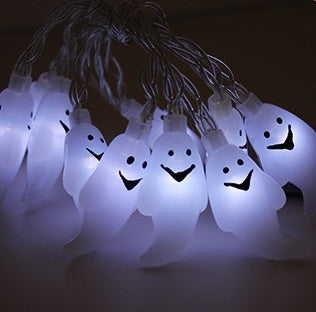 Halloween LED String Lights | 1.2M | 10 LEDs | Battery Powered | Waterproof | White, Warm White & 4 Colours | 9 Pendant Designs | Indoor & Outdoor