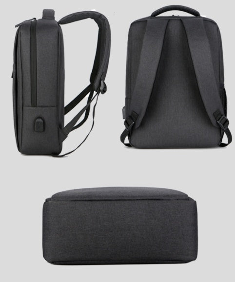 Waterproof Oxford Laptop Backpack with USB Charging Port | 41×31×14cm | 14” & 15.6” | 9 Colours | Shockproof | Travel & Business