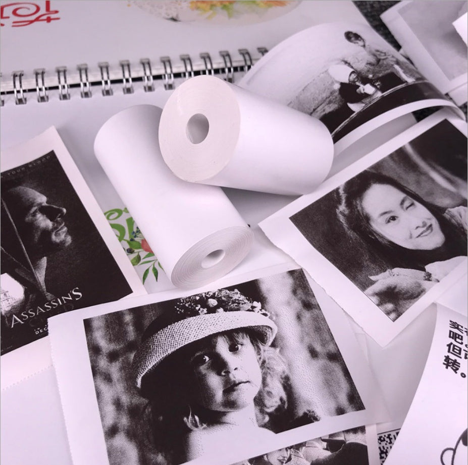 Mini Thermal Printer Paper Refills | Regular, Sticker & Label | Multiple Colours | 3 & 6 Roll Packs