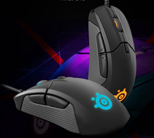 Wired Mechanical Gaming Mouse | 12000 DPI | 6 Buttons | 6-Gear Adjustable | Ergonomic | USB | Black