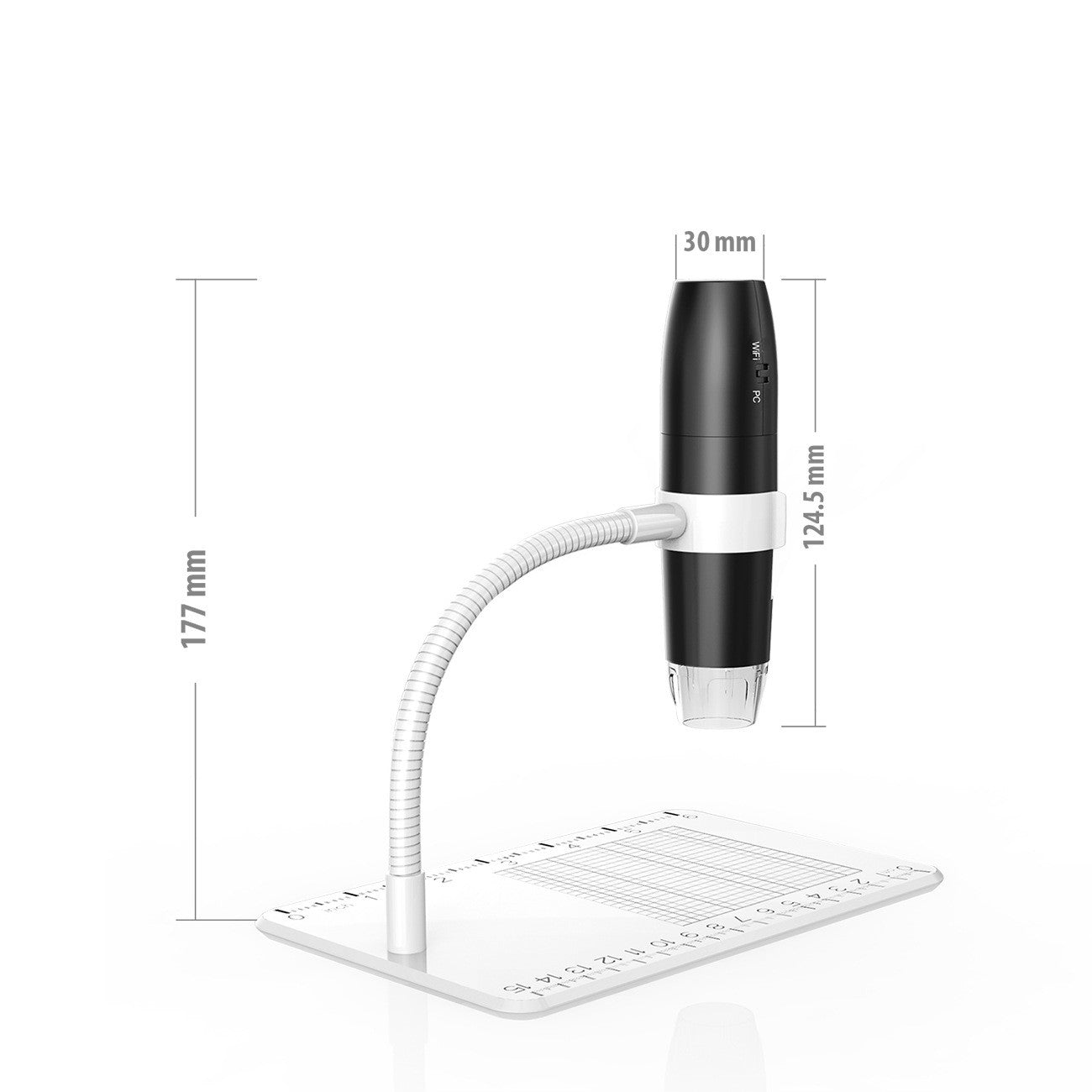 USB Digital Microscope | Up to 1600× Magnification | 8 LED Lights | 500X 1000X 1600X | Windows & Mac