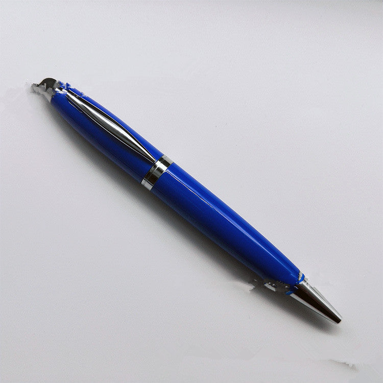 2-in-1 Metal USB Flash Drive & Stylus Pen | USB 2.0, 256MB–128GB | Black, Blue, Grey, White
