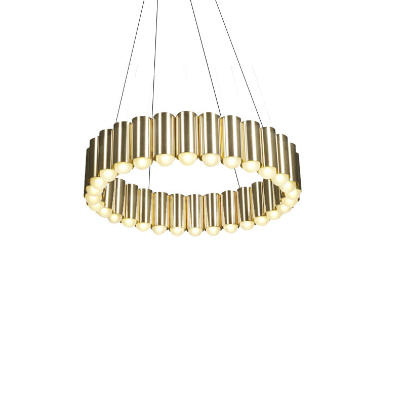 Nordic Electroplated Fish-Shape LED Pendant Chandelier | 3 Sizes, 4 Finishes, PMMA Shade, 111-240V, Warm White