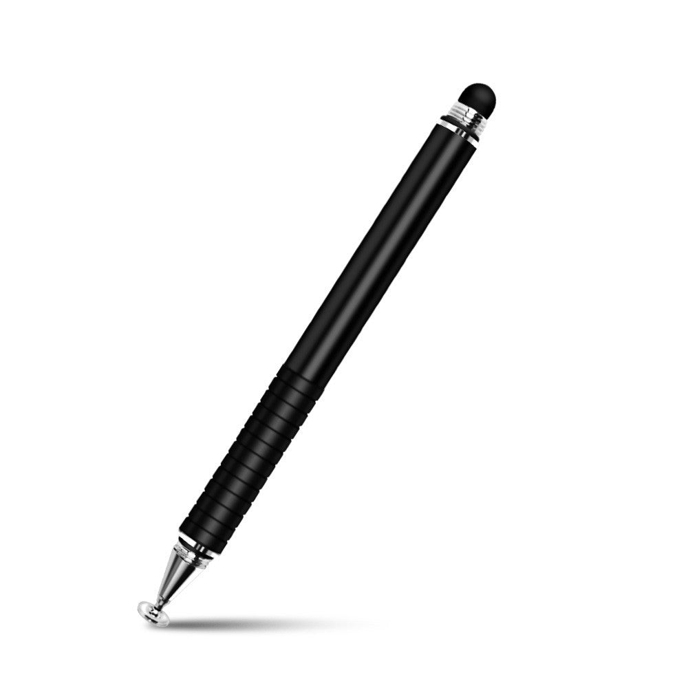 2-in-1 Metal Stylus Pen | Cloth Tip & Round Tip | Universal for Android & iOS | Black, Grey, Pink, Silver