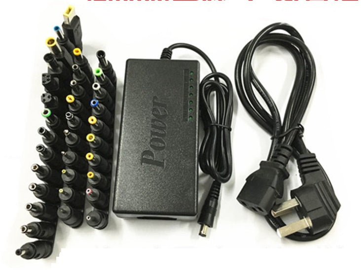 96W Universal Adjustable Laptop Power Adapter | 34 Tips | 12–24V | 100–240V | EU / GB / US Plug