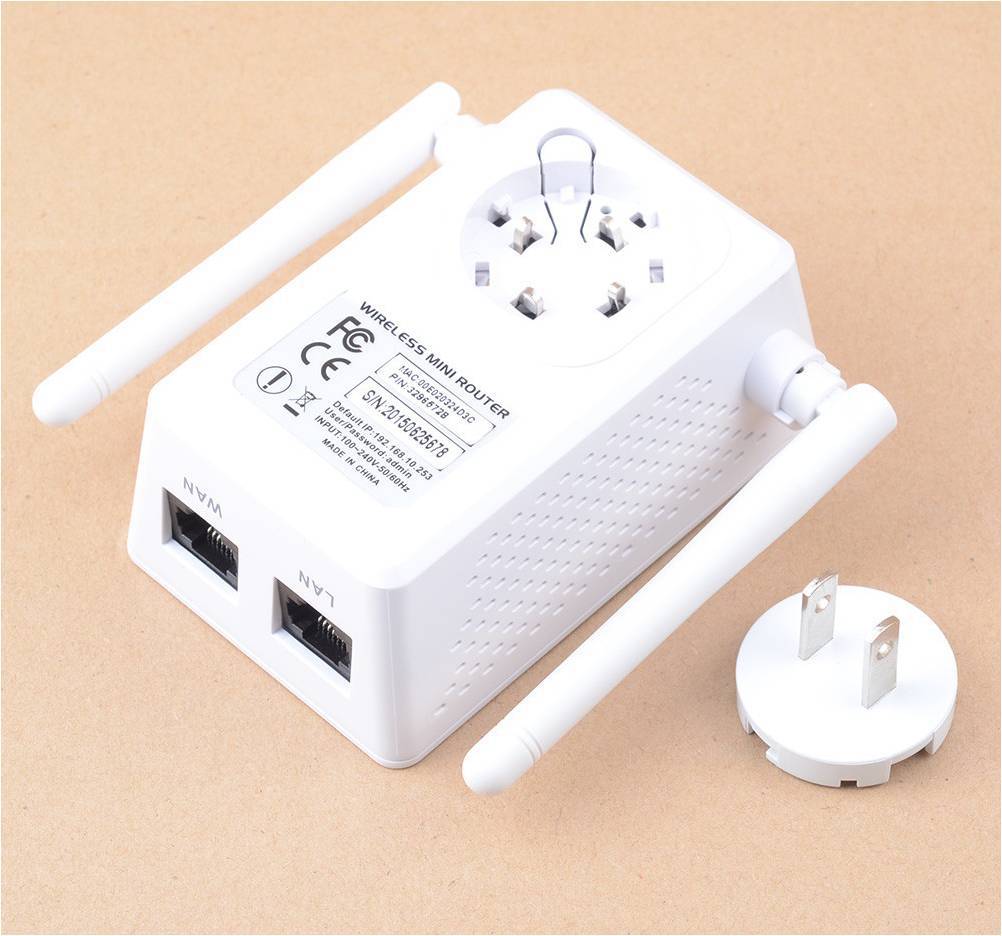 300Mbps WiFi Range Extender & Repeater | 5-in-1 Modes | Dual Antenna | WPS | EU UK US Plug