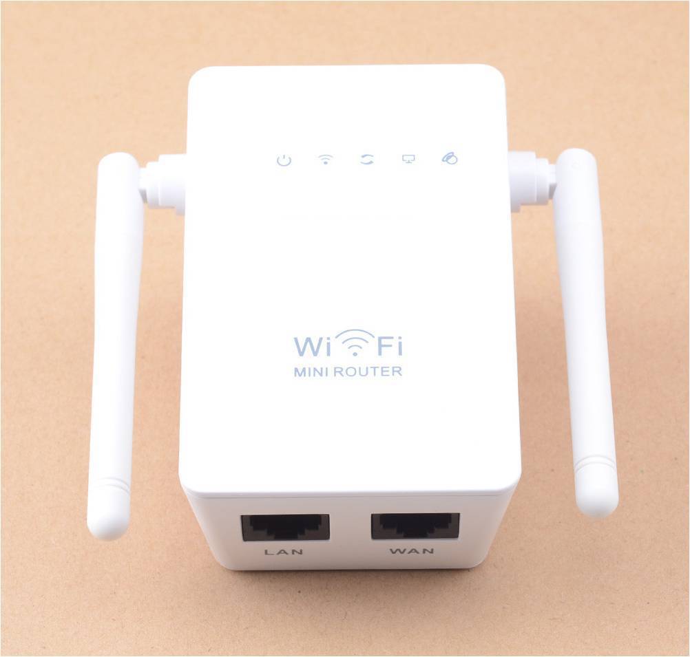 300Mbps WiFi Range Extender & Repeater | 5-in-1 Modes | Dual Antenna | WPS | EU UK US Plug