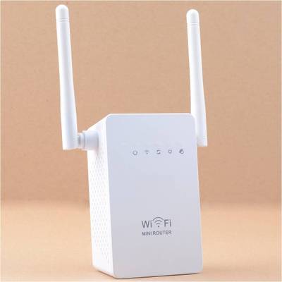 300Mbps WiFi Range Extender & Repeater | 5-in-1 Modes | Dual Antenna | WPS | EU UK US Plug