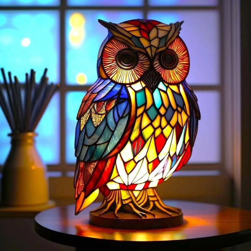 3D Resin Animal Decorative Night Light | Handcrafted | 20 Designs | Small 15cm & Large 22cm | USB | Unicorn, Owl, Dragon, Mermaid & More | Home Decor Gift
