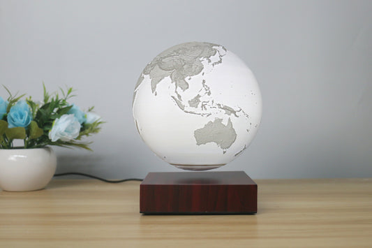 Magnetic Levitating Earth & Jupiter LED Night Light | 15 & 18cm, 16-Colour Remote, USB, Desk Lamp Gift