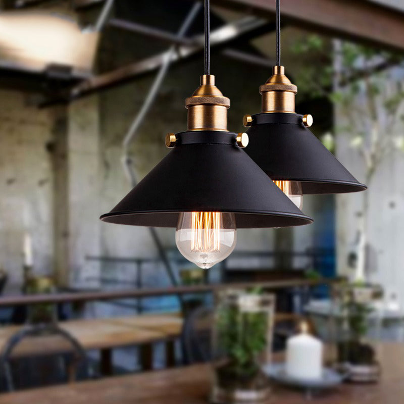 American Countryside Iron Chandelier | LED | Push Button | 22–36cm | 4W, 40W & Shade-Only | Porch, Dining Room, Living Room & Bedroom