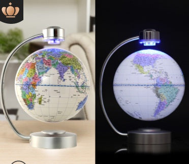 Magnetic Levitating Floating Globe | 6" & 8" | LED Glow & Standard Styles | Home, Office & Desk Decor | Premium Gift