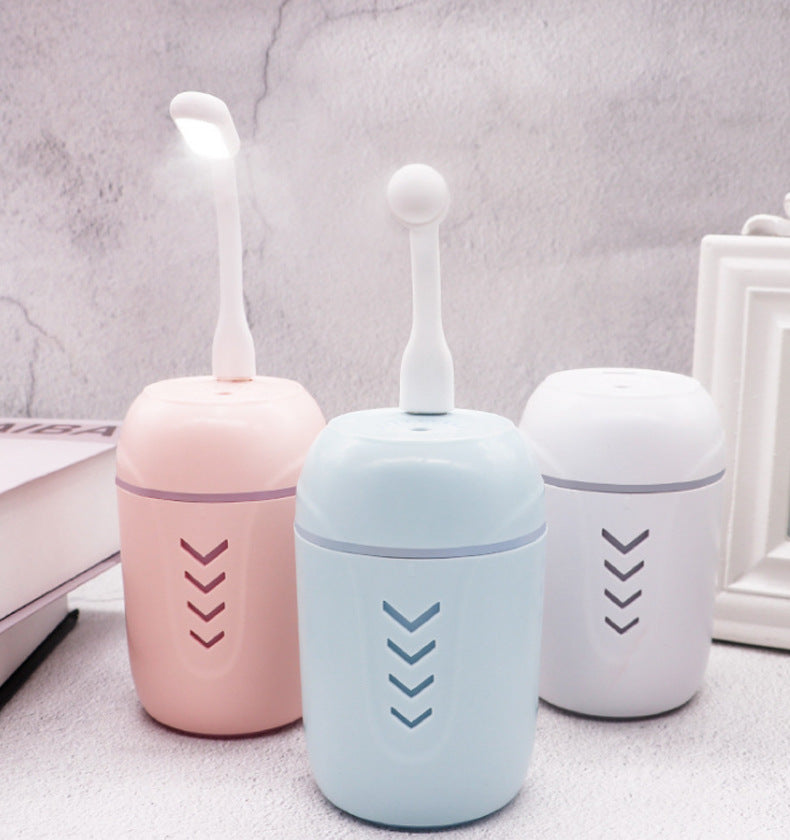 X3 USB Aromatherapy Humidifier | 200ml | USB & AC | Mechanical | Columnar | Portable Car & Desktop | Blue, Pink & White