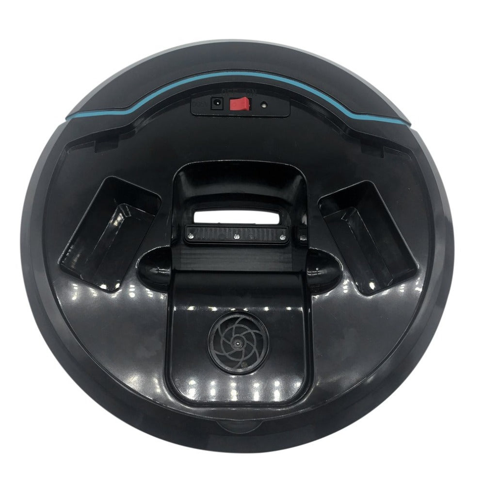 Mini Robot Vacuum Cleaner | USB Rechargeable | Auto Obstacle Detection | ABS | 22.8cm | Black & White | Home Floor Sweeper