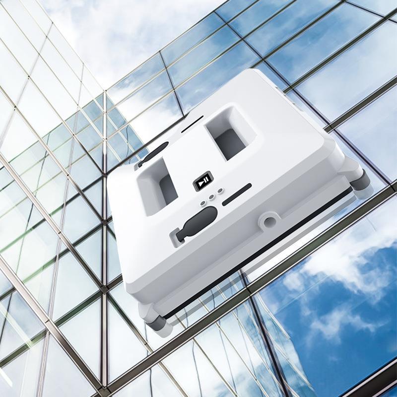 Intelligent Automatic Window Cleaning Robot | Smart Glass Cleaner, EU/US/UK/AU Plug, White