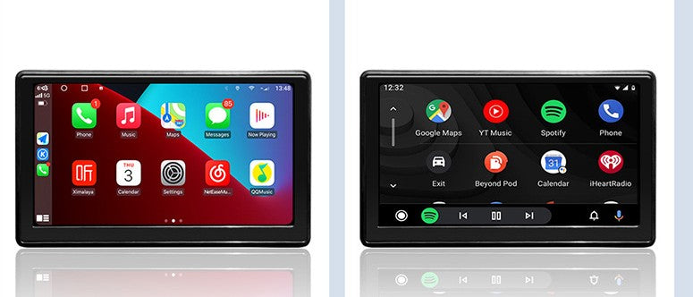 7" Portable IPS Car Screen | Wireless CarPlay & Android Auto | GPS Navigator | 12V | Autonavi Maps | Linux OS | External Display