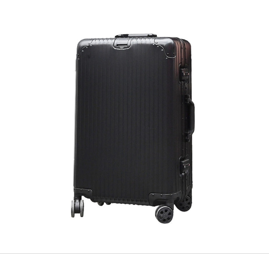 Aluminum-Magnesium Alloy Hardshell Trolley Suitcase | 20"-28", Universal Wheels, Waterproof, 16 Colors