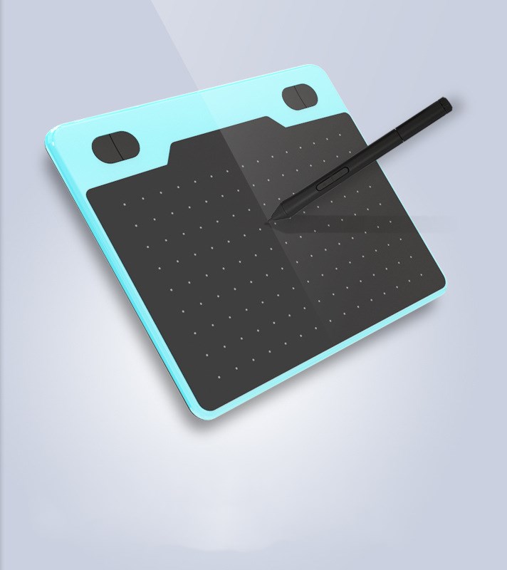 Digital Drawing Graphic Tablet | 8192 Pressure Levels, Battery-Free Pen, 5080LPI | Windows, Mac, Android | Blue, Pink & White