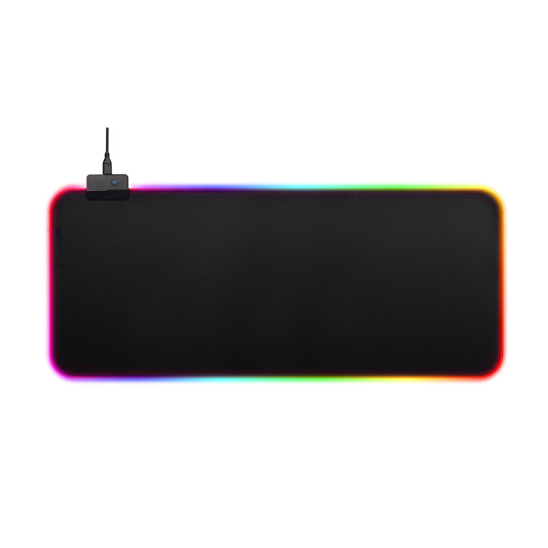 RGB LED Gaming Mouse Pad | 11 Lighting Modes | Anti-Slip Rubber Base | Micro-Textured Surface | USB Powered | 350–900mm Sizes | Wired & Wireless Charging