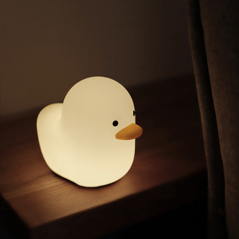 Cute Silicone Animal Night Light | ABS & Silicone | 1,200mAh | USB Rechargeable | 3W | 124×77×110mm | Dog & Warm Light | Kids Room, Bedroom & Bedside | Holiday Gift