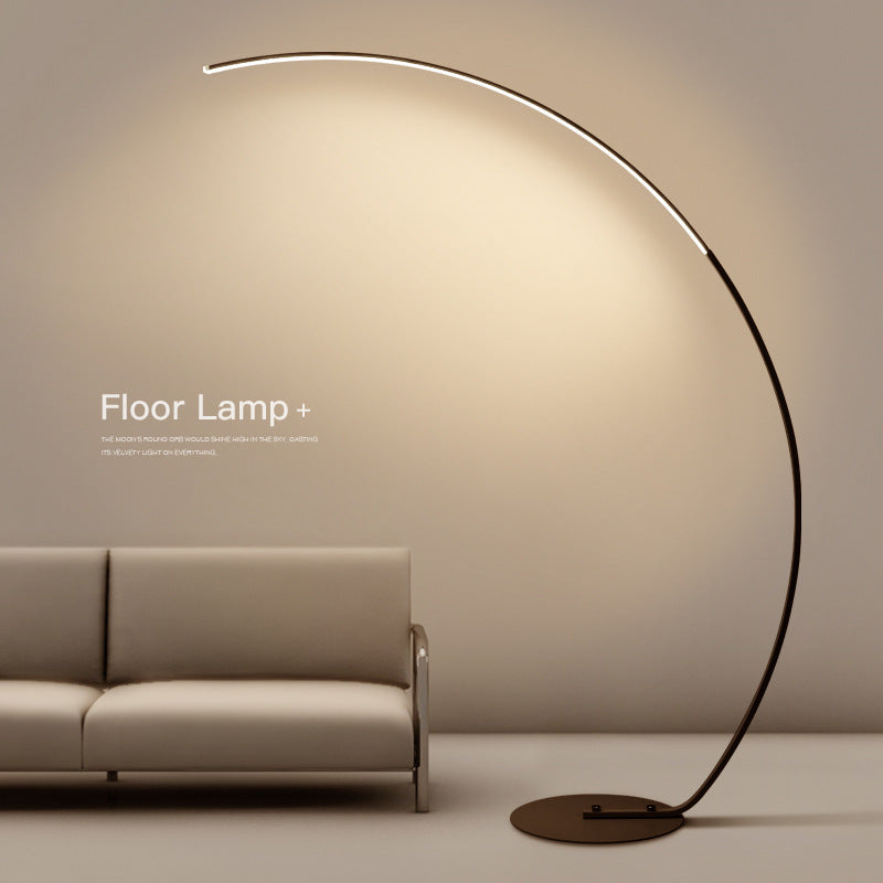 ZY-F1005 Modern Minimalist Aluminium LED Floor Lamp | 1200x1650mm, Safe ≤36V, Black & White, AU/EU/UK/US