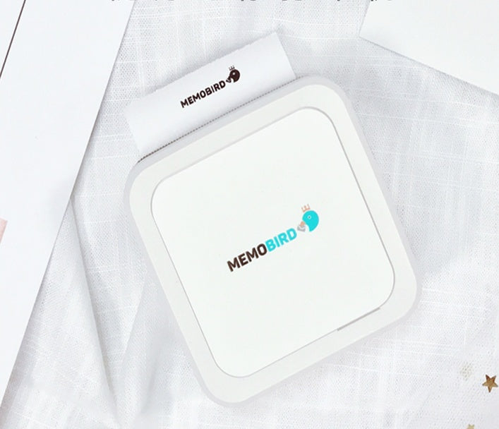 Mini Bluetooth Thermal Pocket Printer | 900mAh Battery, iOS & Android | Network Printing | Pink & White