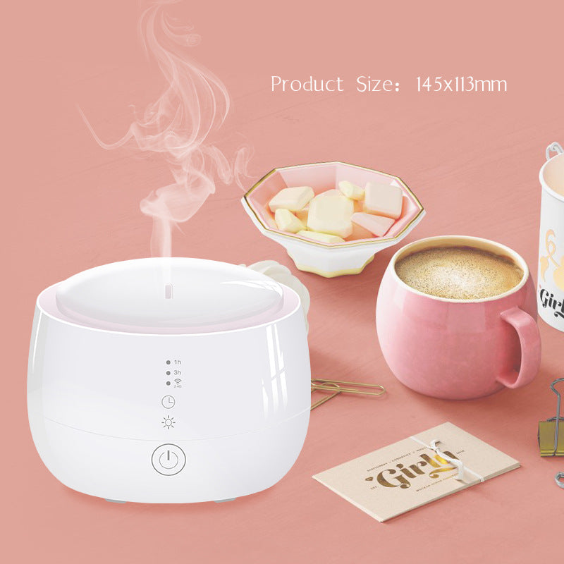 5-in-1 Ultrasonic Aromatherapy Humidifier | Air Purifier | RGB Mood Light | 300ml | 10W | Timer | Auto Power-Off | AU, EU, UK & US Plug | Black & White