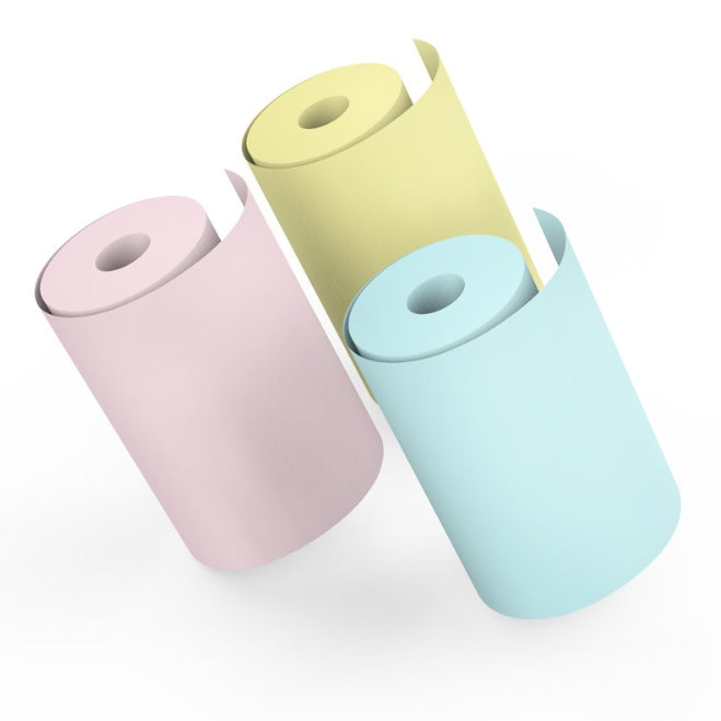 Peripage Mini Bluetooth Thermal Printer | No Ink | Photos, Labels & Stickers | 79×42×79mm | iOS & Android | Blue, Pink, Red & White | Printer & Paper Bundles