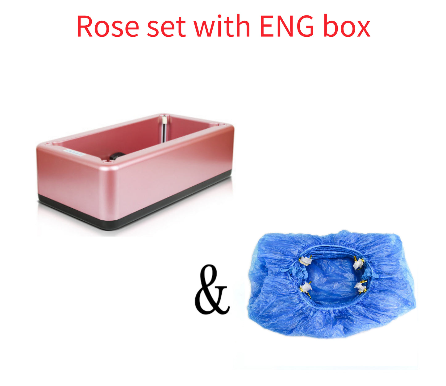 Automatic Disposable Shoe Cover Dispenser | 42×21×13cm | Blue, Gold, Purple, Silver & Rose | Machine Only, With 100pcs Shoe Covers & Gift Box Set | Home, Office & Medical Use