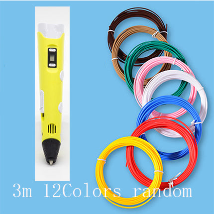 3D Printing Pen with PLA Filament | Adjustable Temp & Speed | LED Indicator | 185×45×10mm | Blue, Pink, Purple, Yellow & Camouflage | US/UK/EU/AU/USB | Pen & Filament Bundles