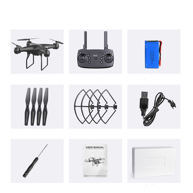 RC Quadcopter Drone | 2.4GHz | 200m Range | 25min Flight | 4K Camera Option | 360° Flip | Headless Mode | Black & White