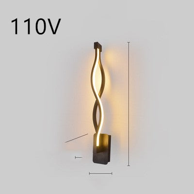 Nordic Minimalist LED Wall Lamp | Silicone Shade | 30,000h LED | Button Switch | 110V & 220V | Warm & White Light | Multiple Styles
