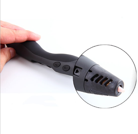 3D Printing Pen | 3D Drawing & Graffiti | EU, UK & USA Plug | 18cm | Black, Blue, Green & White