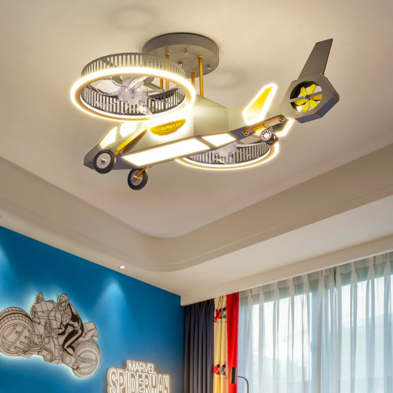 Avatar Scorpion Fighter LED Ceiling Lamp | 61-70W, Eye Protection, Smart Control, Stepless & Tricolor Dimming, 100-240V