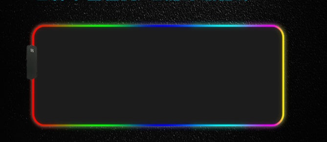 RGB LED Gaming Mouse Pad | 12 Lighting Modes | USB Powered | 3mm & 4mm | 7 Sizes | Desk & Gaming Setup