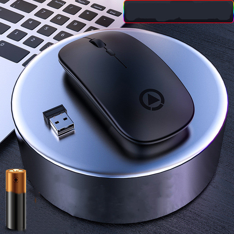 Ultra-Thin Wireless Mouse | 2.4GHz & Bluetooth 3-Mode | RGB | 1600 DPI | Rechargeable or Battery | 4 Colours