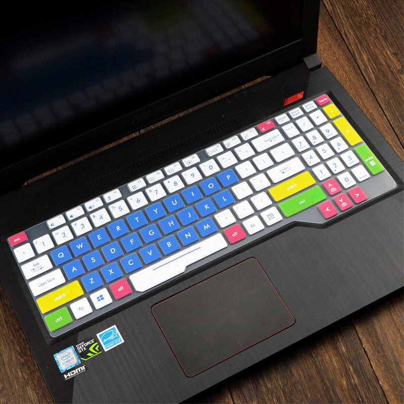 ASUS Laptop Keyboard Protective Cover Skin | Dust & Spill Proof | 15 Colours | Solid, Gradient, Translucent & Rainbow | Silicone Film