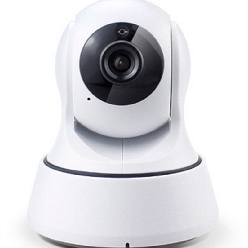 720P Pan-Tilt WiFi IP Security Camera | 355° Rotation | Night Vision | Two-Way Audio | SD Card | White