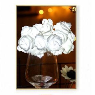 LED Rose Flower Fairy String Lights | Steady-On | Battery, USB & EU Plug | 1m, 1.5m, 2m & 10m | Colourful, Red, Warm White & White | Valentine's, Christmas & Party Decor