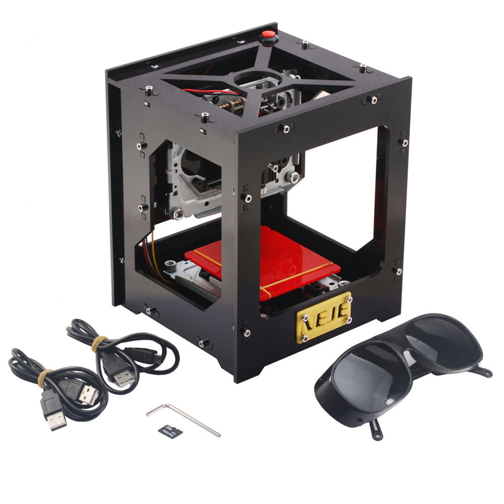 DIY Mini CNC Laser Engraving Machine | 500mW / 1000mW / 3000mW, 445nm, Wood, Leather & Bamboo