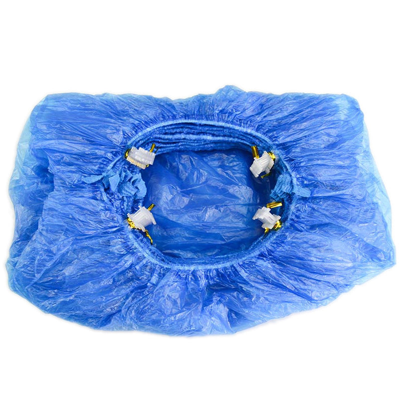 Automatic Disposable Shoe Cover Dispenser | 42×21×13cm | Blue, Gold, Purple, Silver & Rose | Machine Only, With 100pcs Shoe Covers & Gift Box Set | Home, Office & Medical Use
