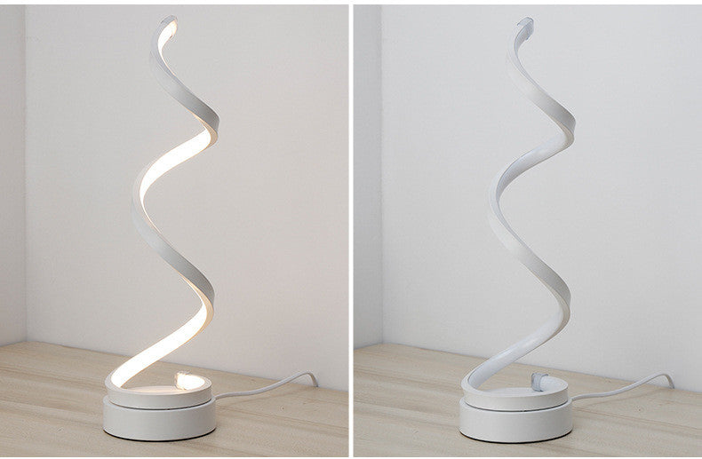 Modern LED Table Lamp | 24W | Metal Base & Acrylic Shade | Warm & White Light | Remote Dimming | D125×H450mm | 110–240V | Gold & White