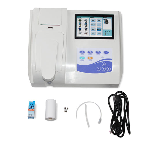 CONTEC BC300 Semi-Auto Biochemistry Blood Analyzer | Touch Screen & Built-in Printer