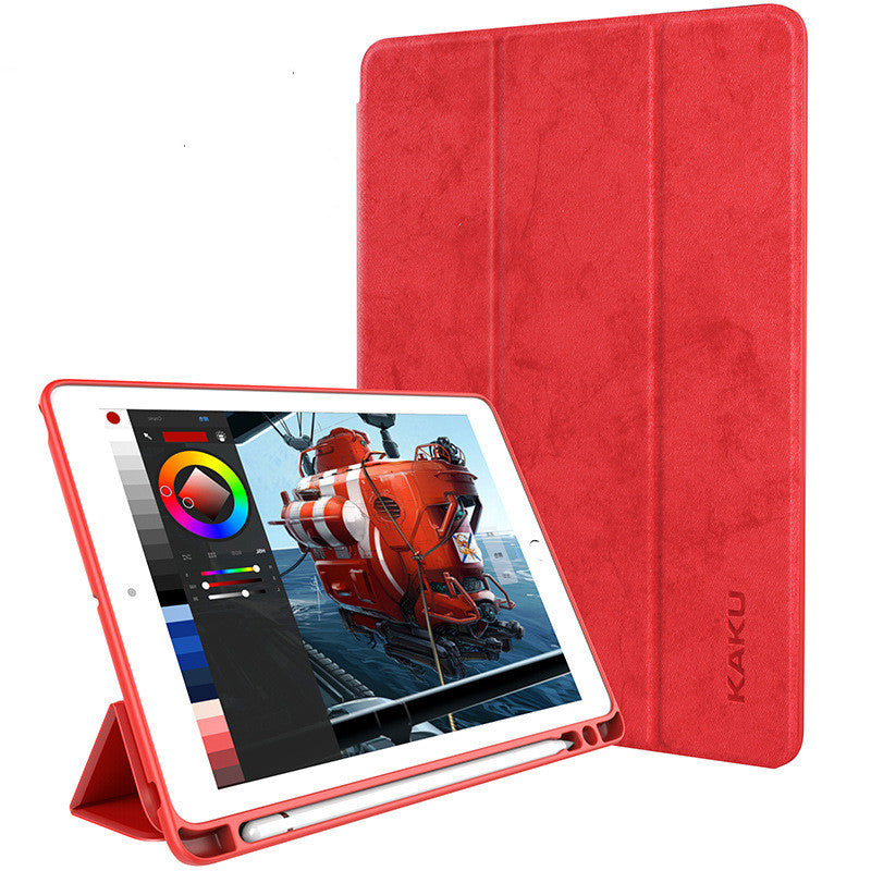 PU Leather iPad Case | Auto Sleep/Wake, Clamshell | iPad 9.7, 10.2, 10.5, 10.9, Pro 11, Mini 1-5 | 7 Colors
