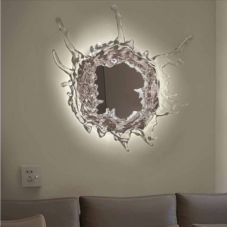 Modern Minimalist Acrylic LED Vanity Mirror Wall Lamp | 3 Sizes 45-88cm, Chrome & Gold, Warm/Neutral/Cool White, 220V